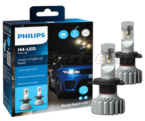 Philips ULTINON Pro6000 BOOST Approved H4 LED Bulbs - 11342U60BX2