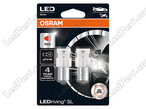 P21W Red LED bulbs Osram LEDriving® SL - BA15s