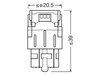 LED bulbs W21/5W Osram LEDriving® SL White 6000K - W3x16q