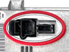 Zoom on the connector of the Xenon ballast for Hyundai Veloster