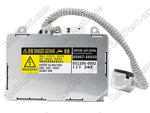 Front view of the Xenon ballast for Porsche Cayman (987)