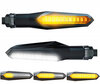 2-in-1 dynamic LED turn signals with integrated Daytime Running Light for Kawasaki Z1000 (2007 - 2009)